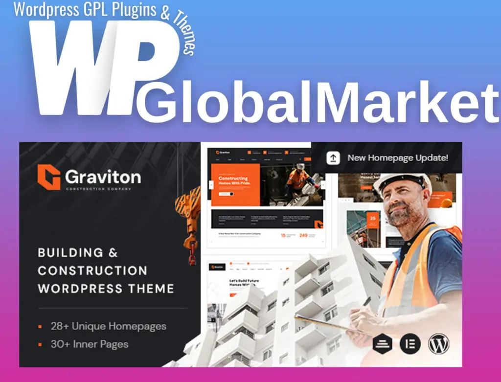 Graviton – construction wordpress theme