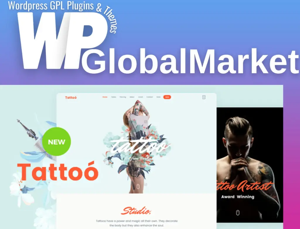 Inkscape – tattoo wordpress theme