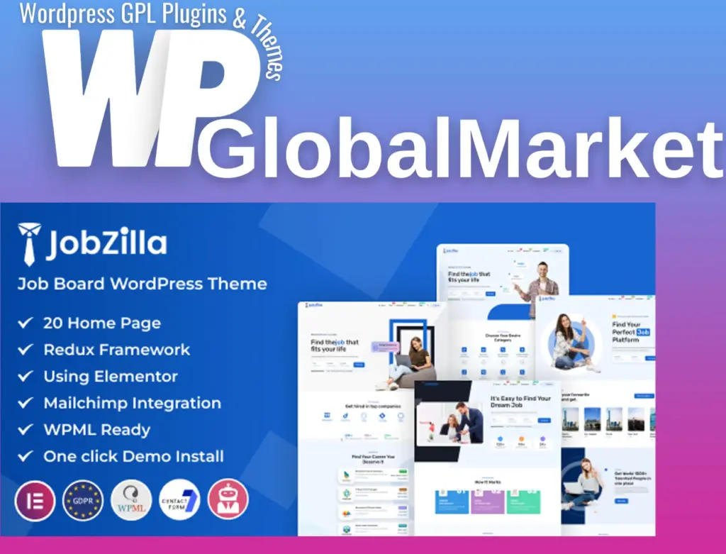 Jobzilla – job board wordpress theme