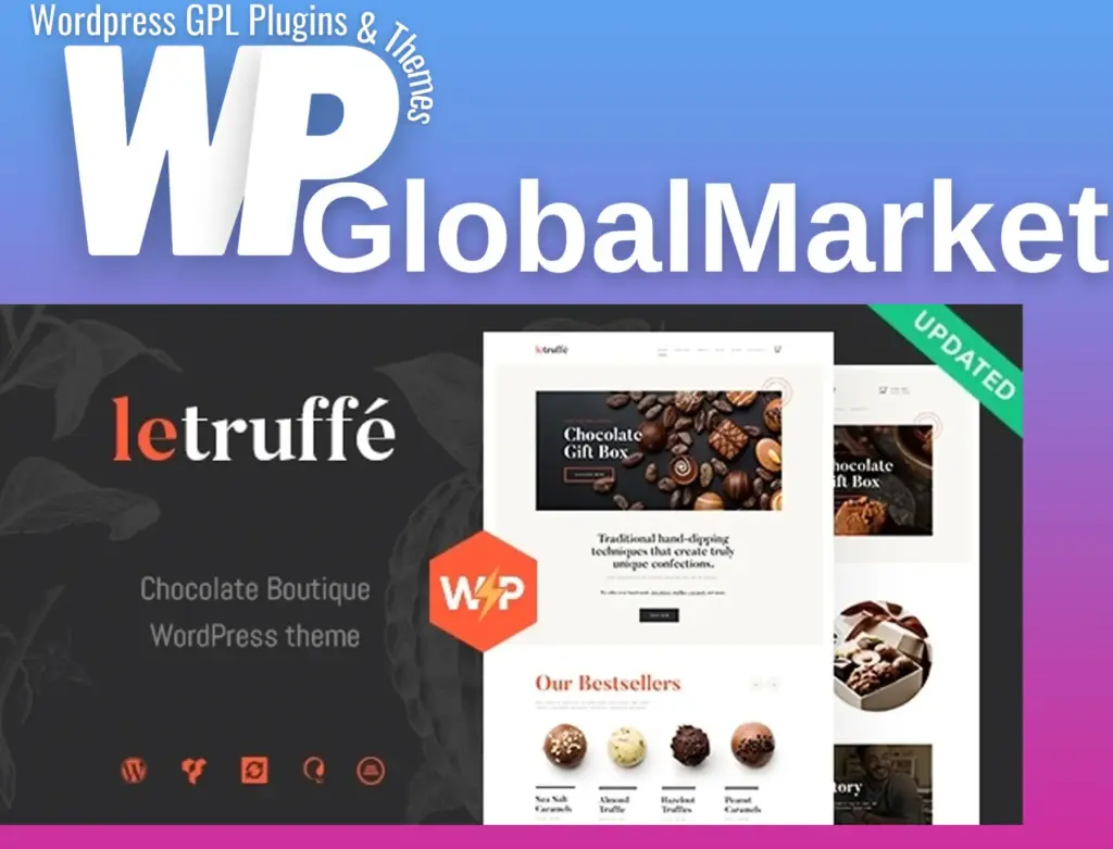 Le truffe | chocolate boutique wordpress theme