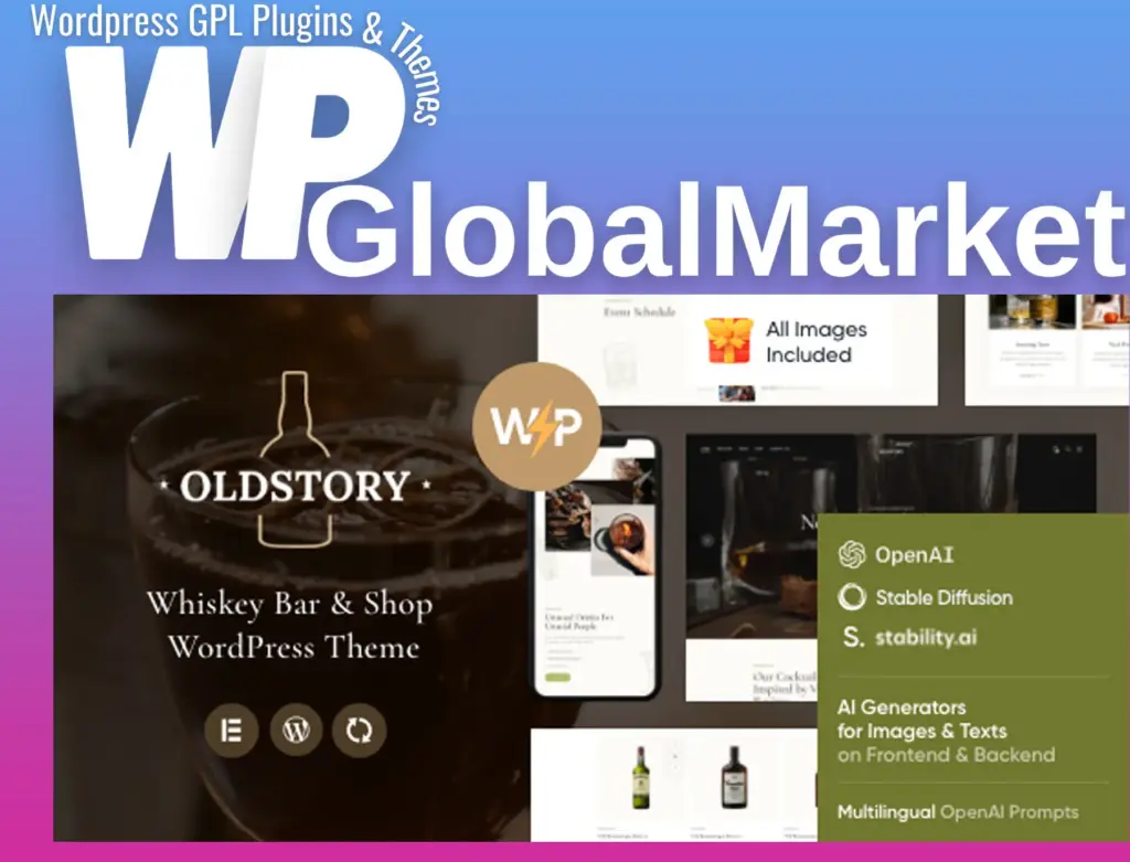 Oldstory – whisky bar | pub | restaurant wordpress theme