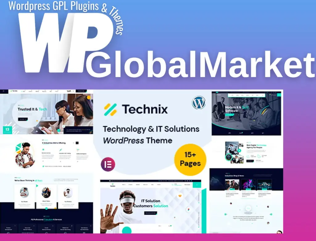 Technix – technology and it solutions wordpress theme