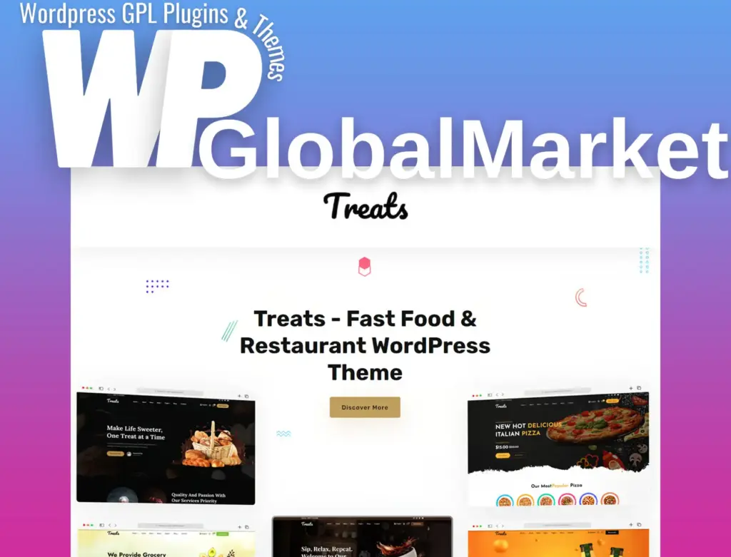 Treats – fast food and restaurant wordpress theme