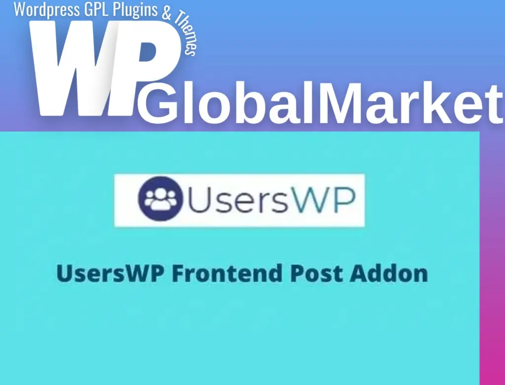 Userswp frontend post