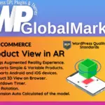 Woocommerce product view in ar