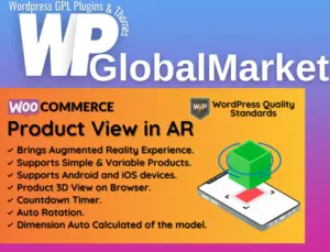 Woocommerce product view in ar