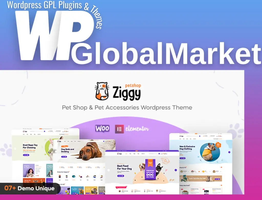 Ziggy – pet shop wordpress theme