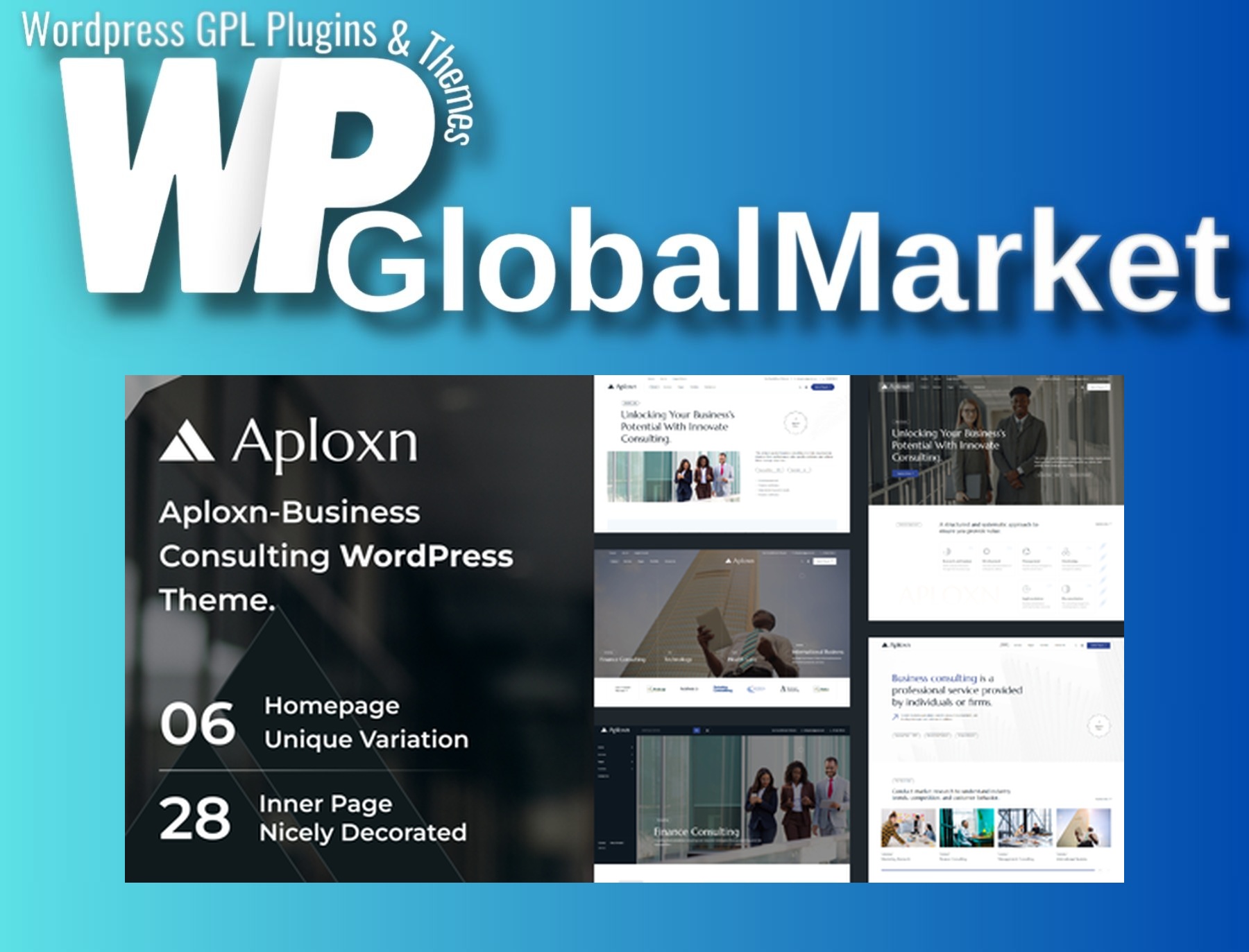 Aploxn – Business Consulting WordPress Theme