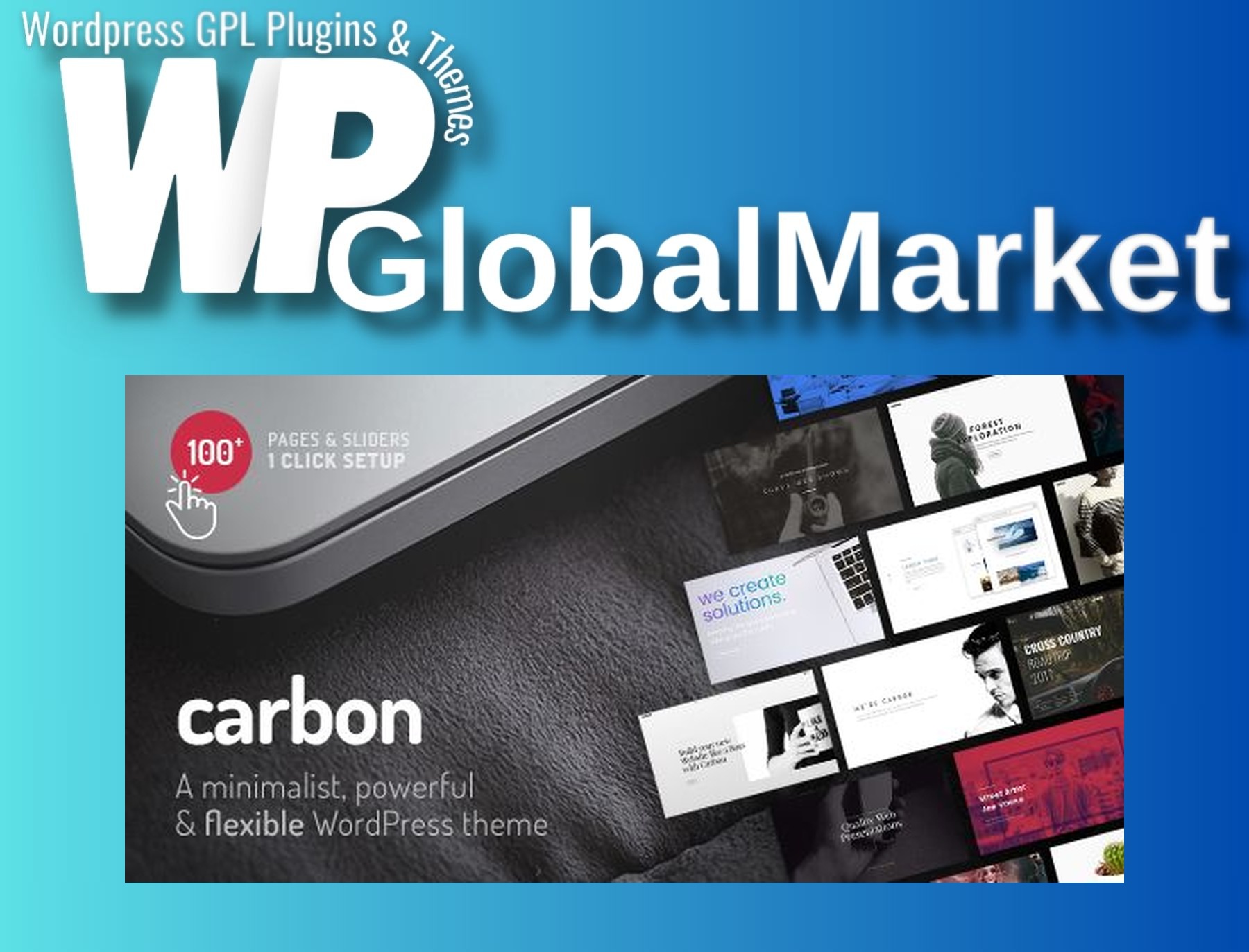 Carbon – Clean Minimal Multipurpose WordPress Theme