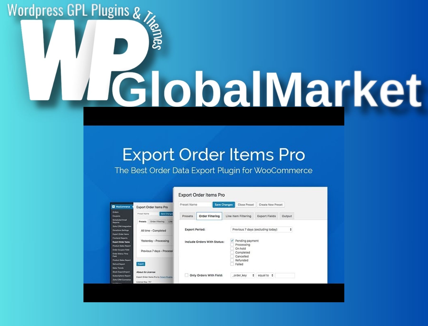 Export Order Items Pro