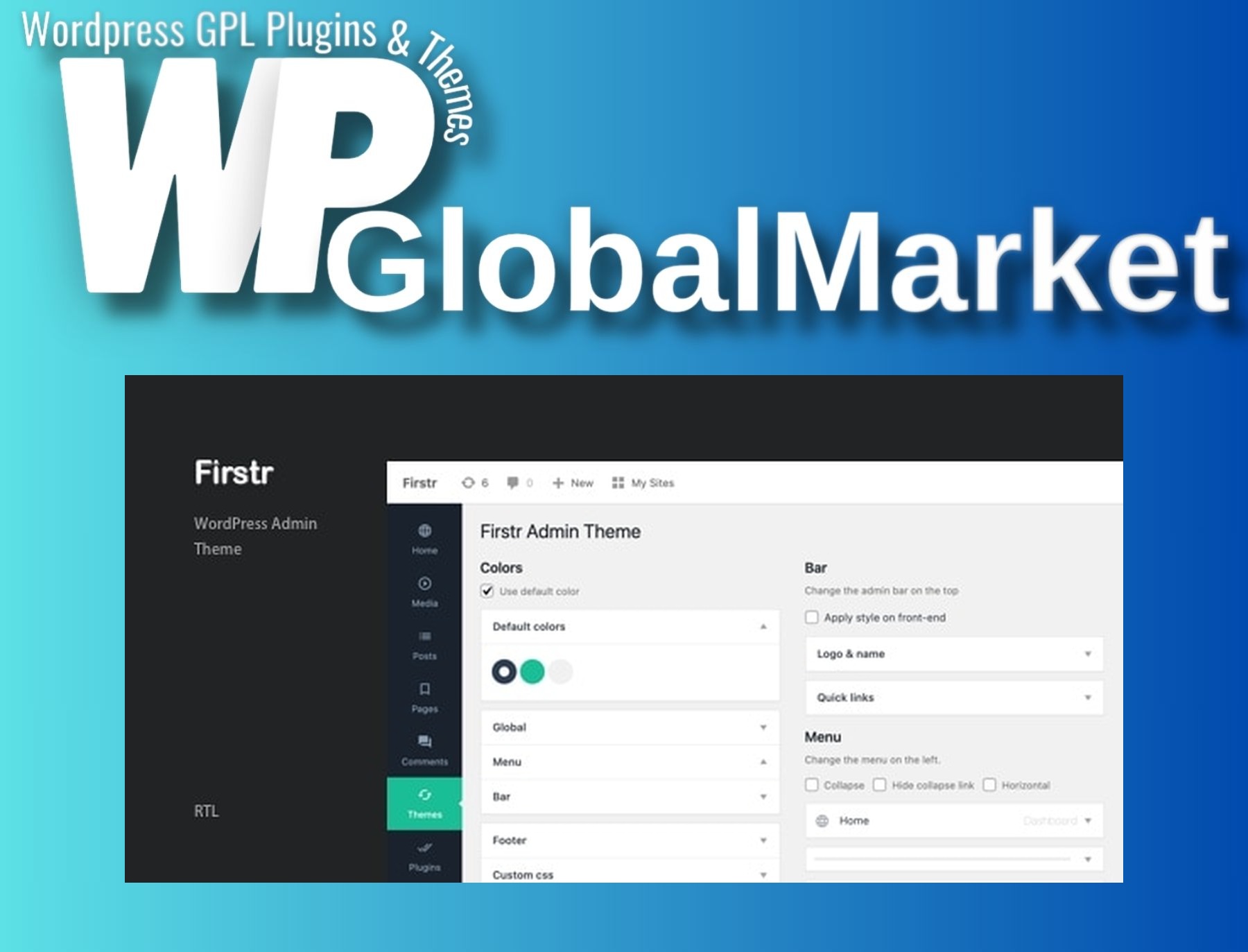 Firstr – WordPress Admin Theme