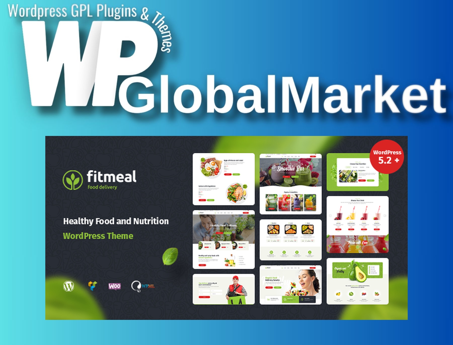Fitmeal – Healthy Food Delivery and Diet Nutrition WordPress Theme