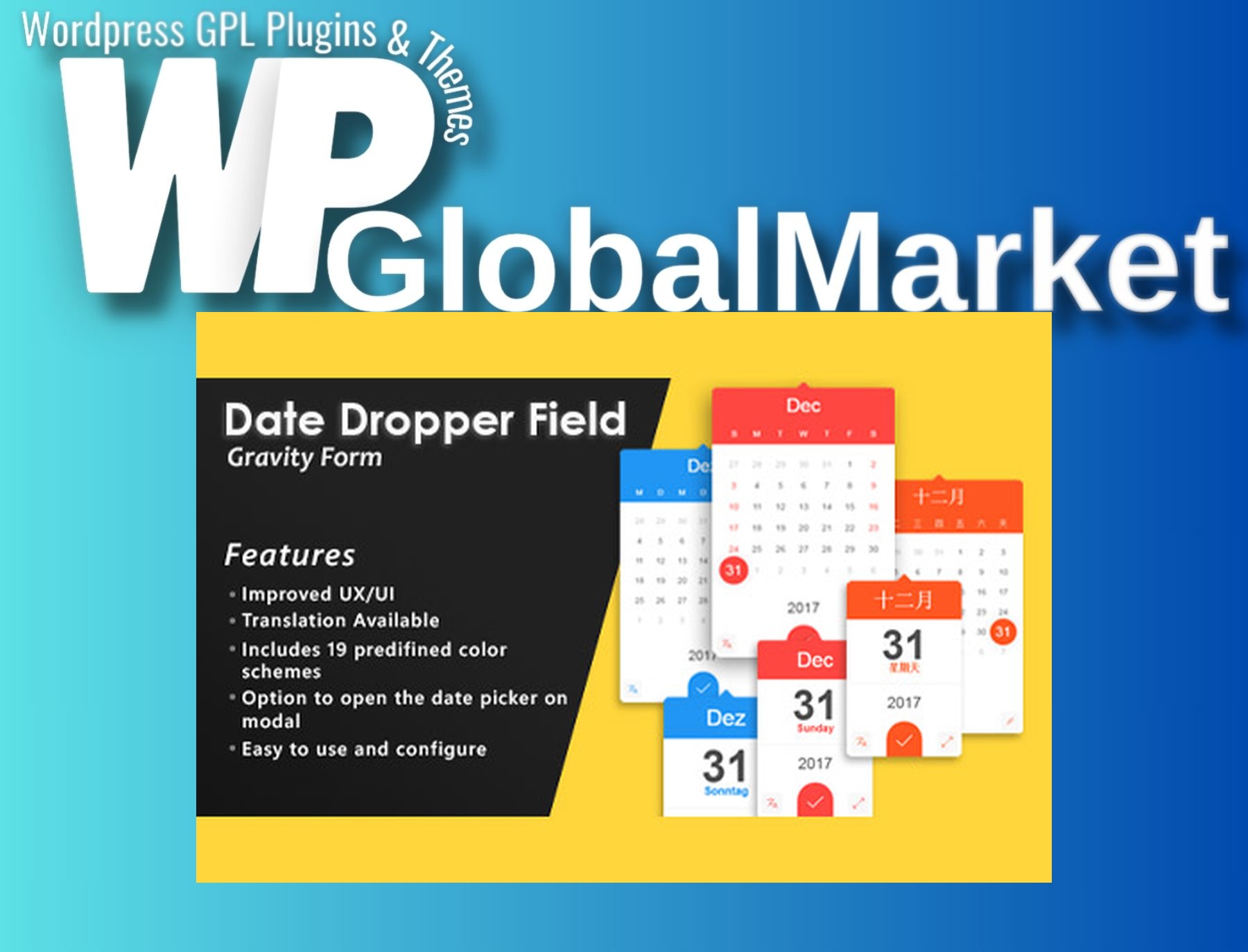 Gravity Forms Date Dropper Field