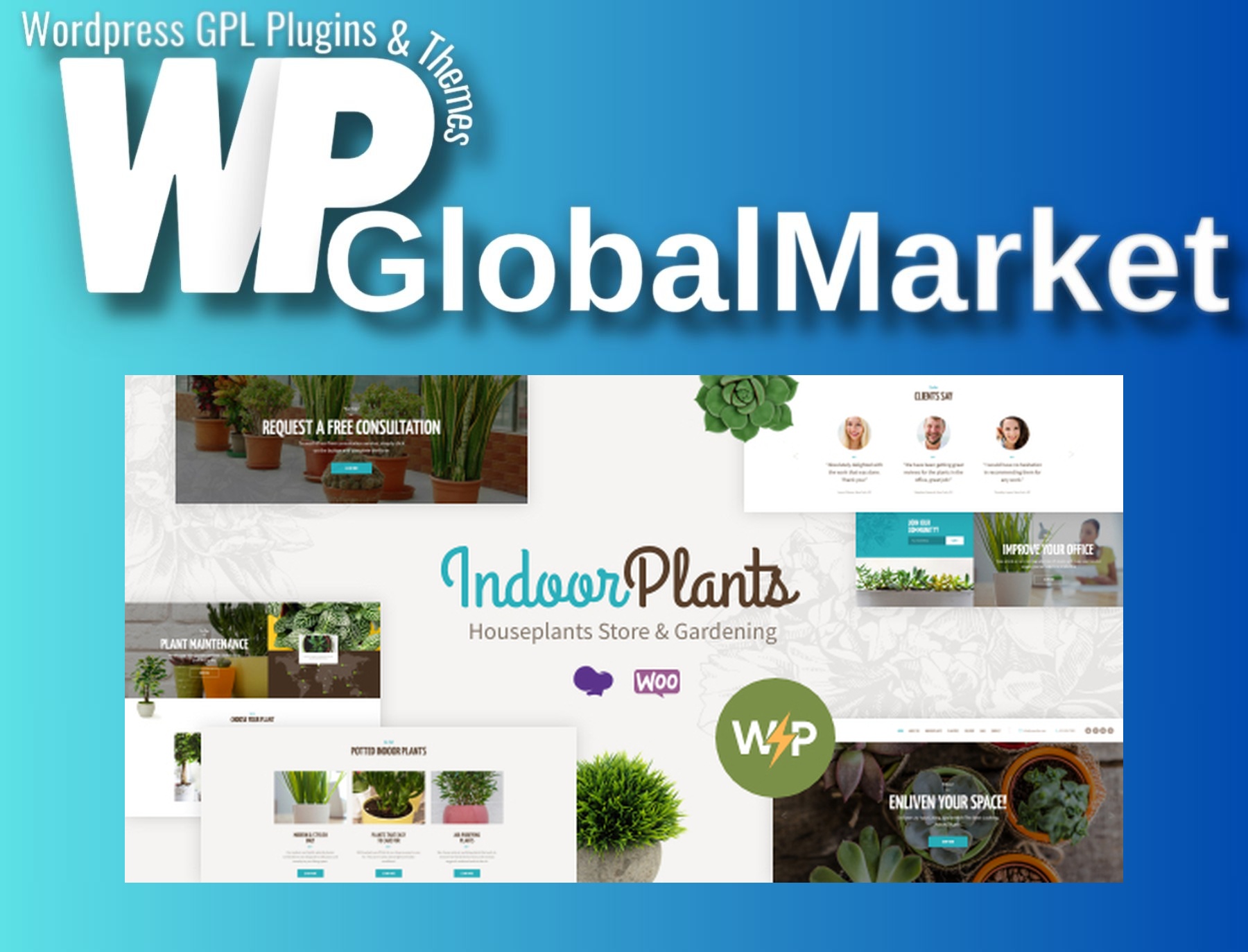 Indoor Plants | Houseplants store and Gardening WordPress Theme