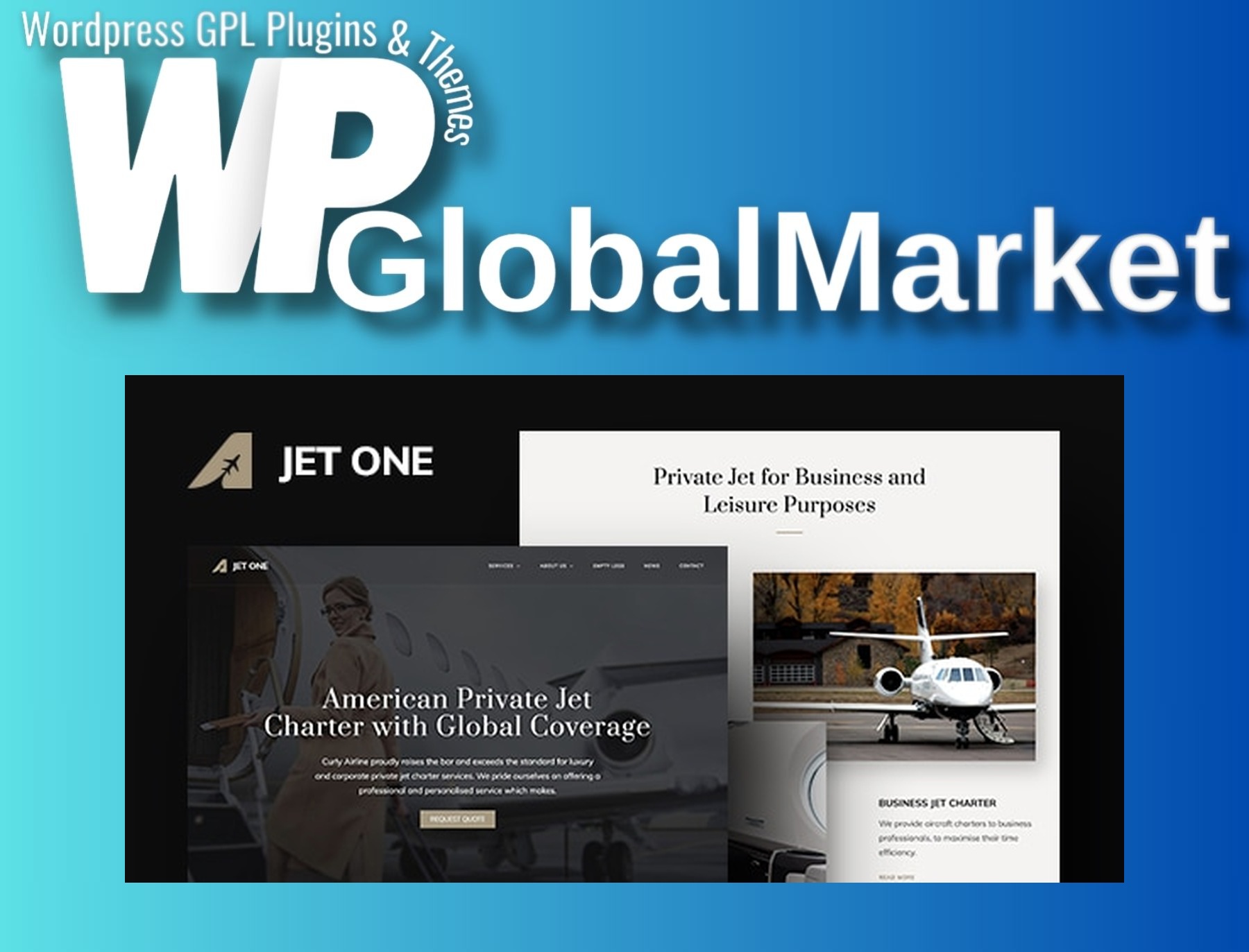 Jet One – Private Airline WordPress Theme
