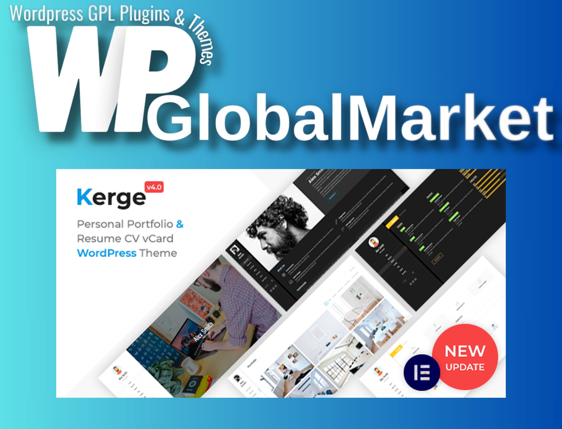 Kerge – Resume WordPress Theme