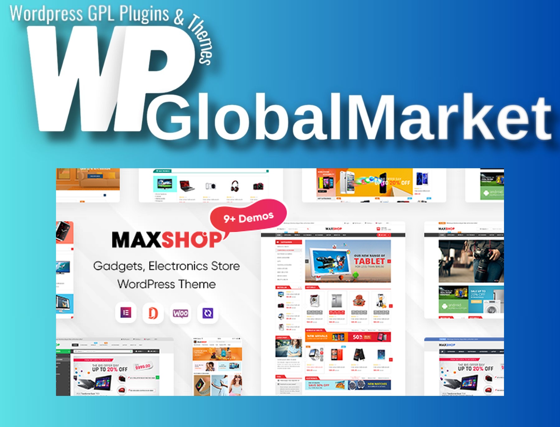 MaxShop – Electronics Store Elementor WooCommerce WordPress Theme