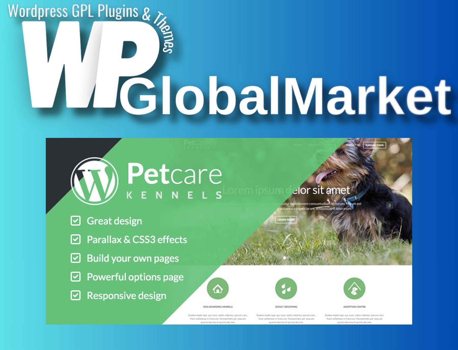 PetCare Dog Kennels WordPress Theme