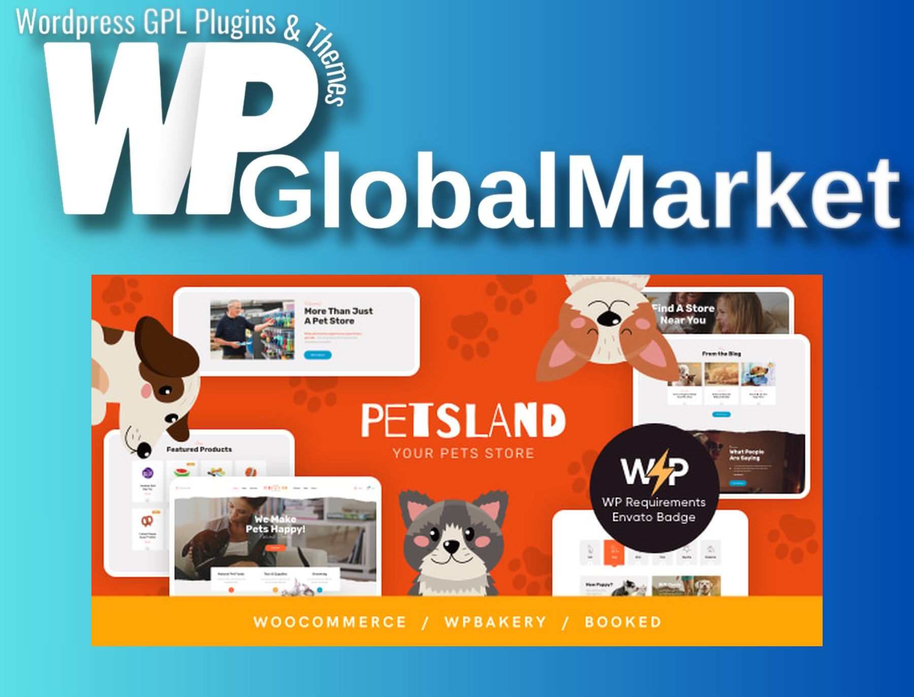Pets Land | Domestic Animals Shop and Veterinary WordPress Theme