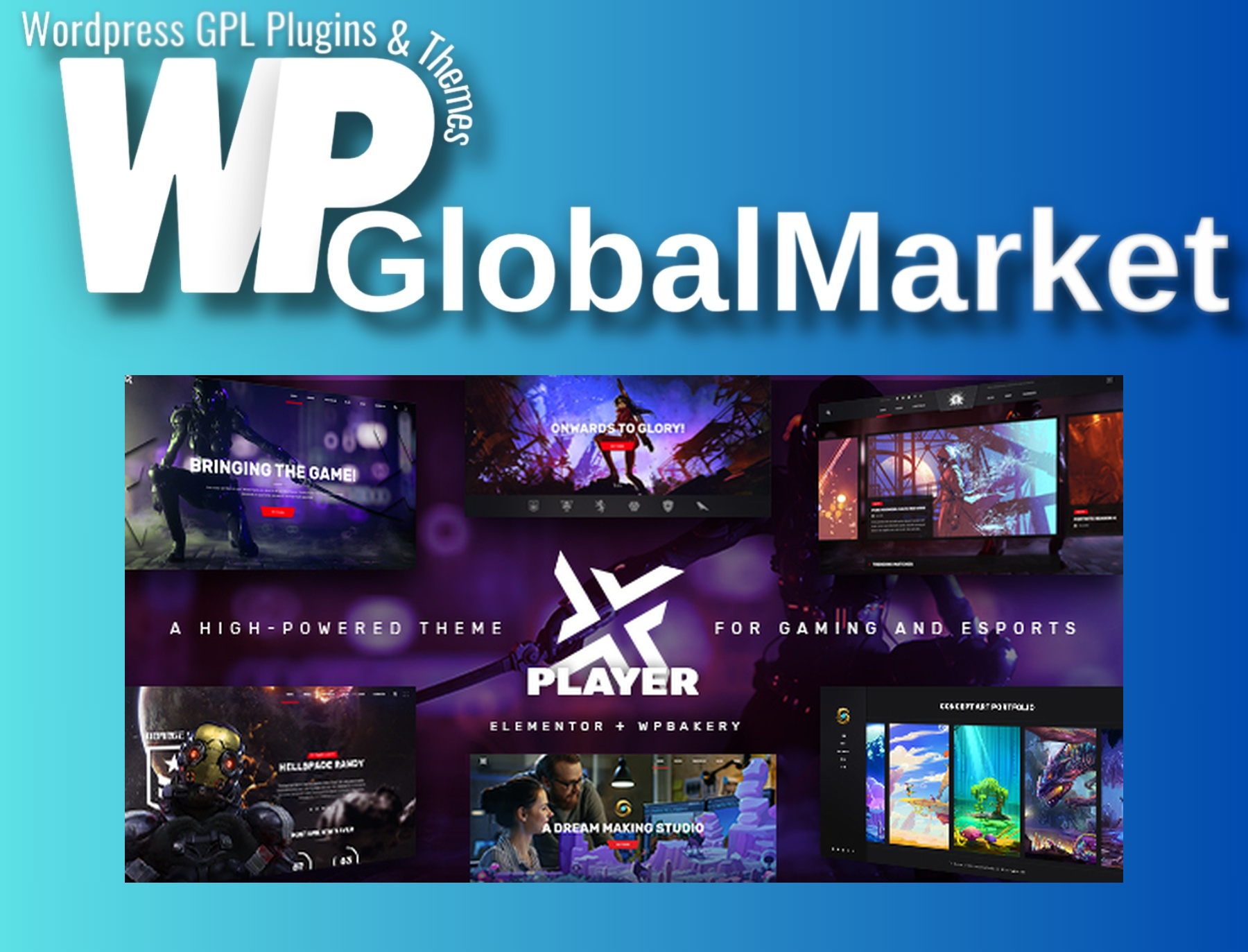 PlayerX – A High-powered Theme for Gaming and eSports