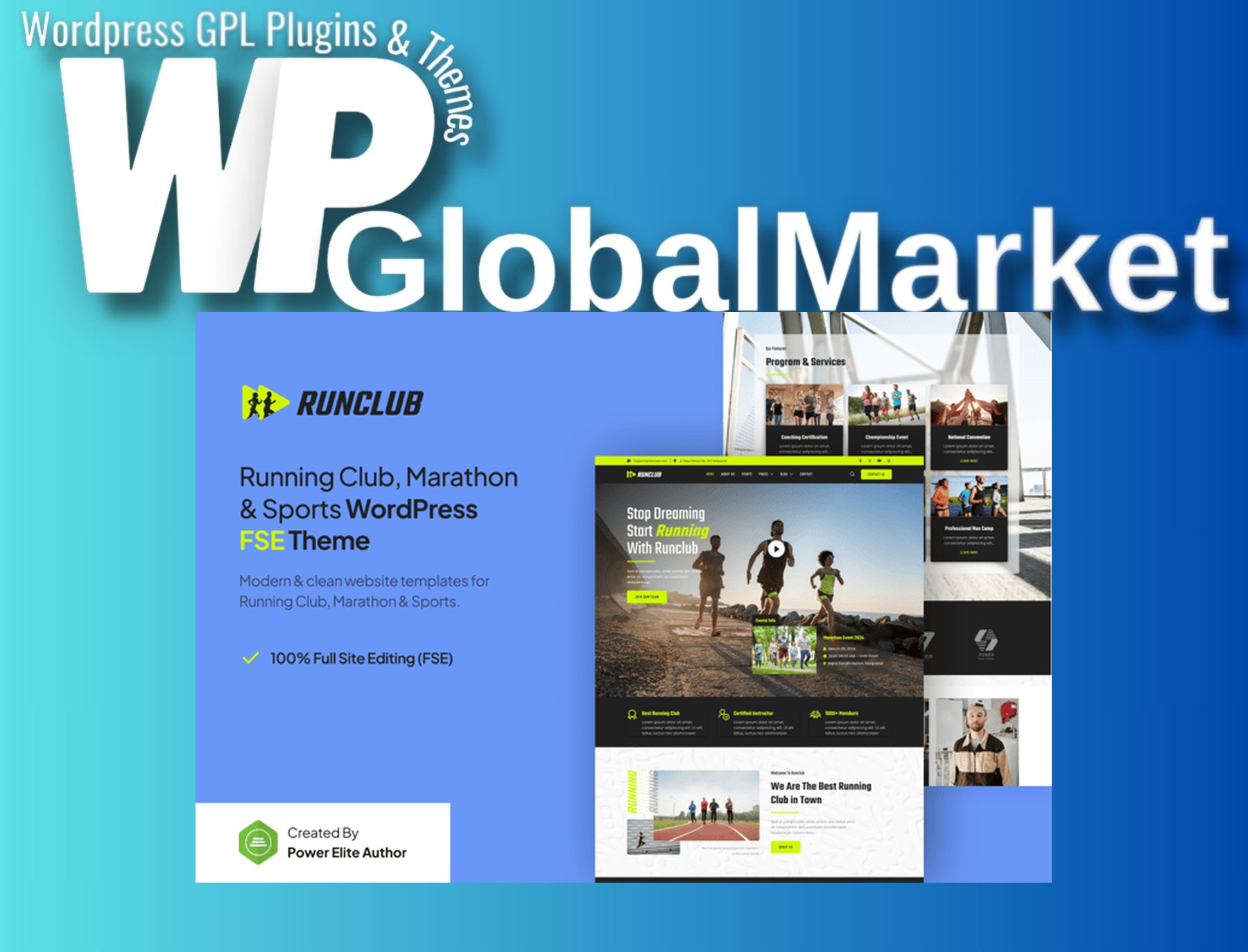 Runclub – Running Club, Marathon and Sports WP Theme