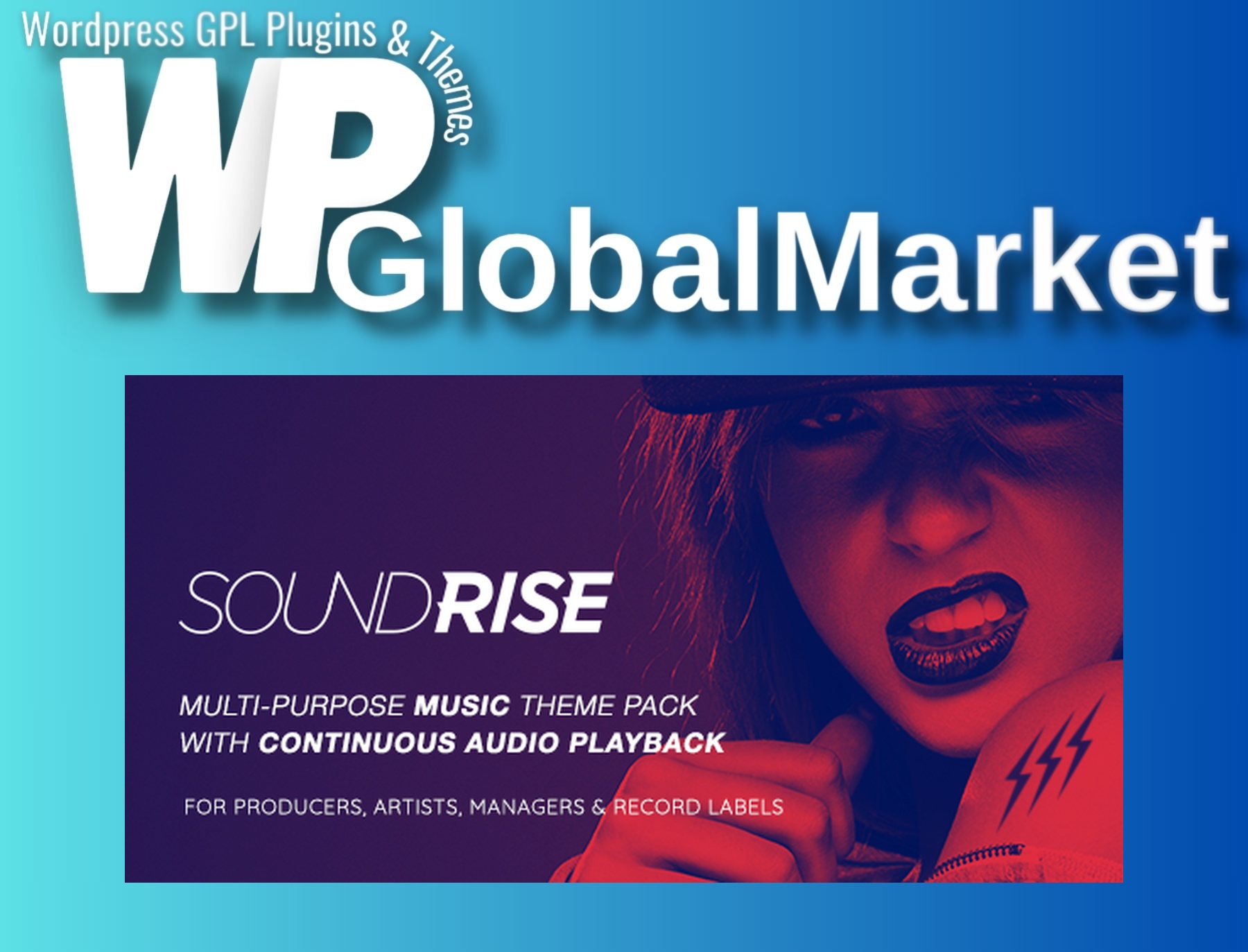 SoundRise – Music and Artist WordPress Theme