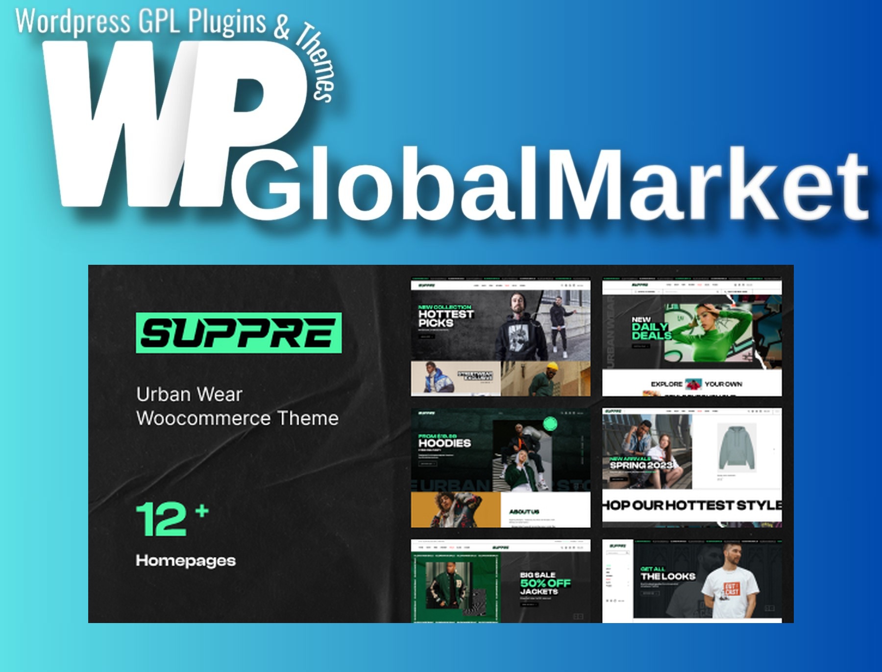 Suppre – Urban Wear WooCommerce Theme