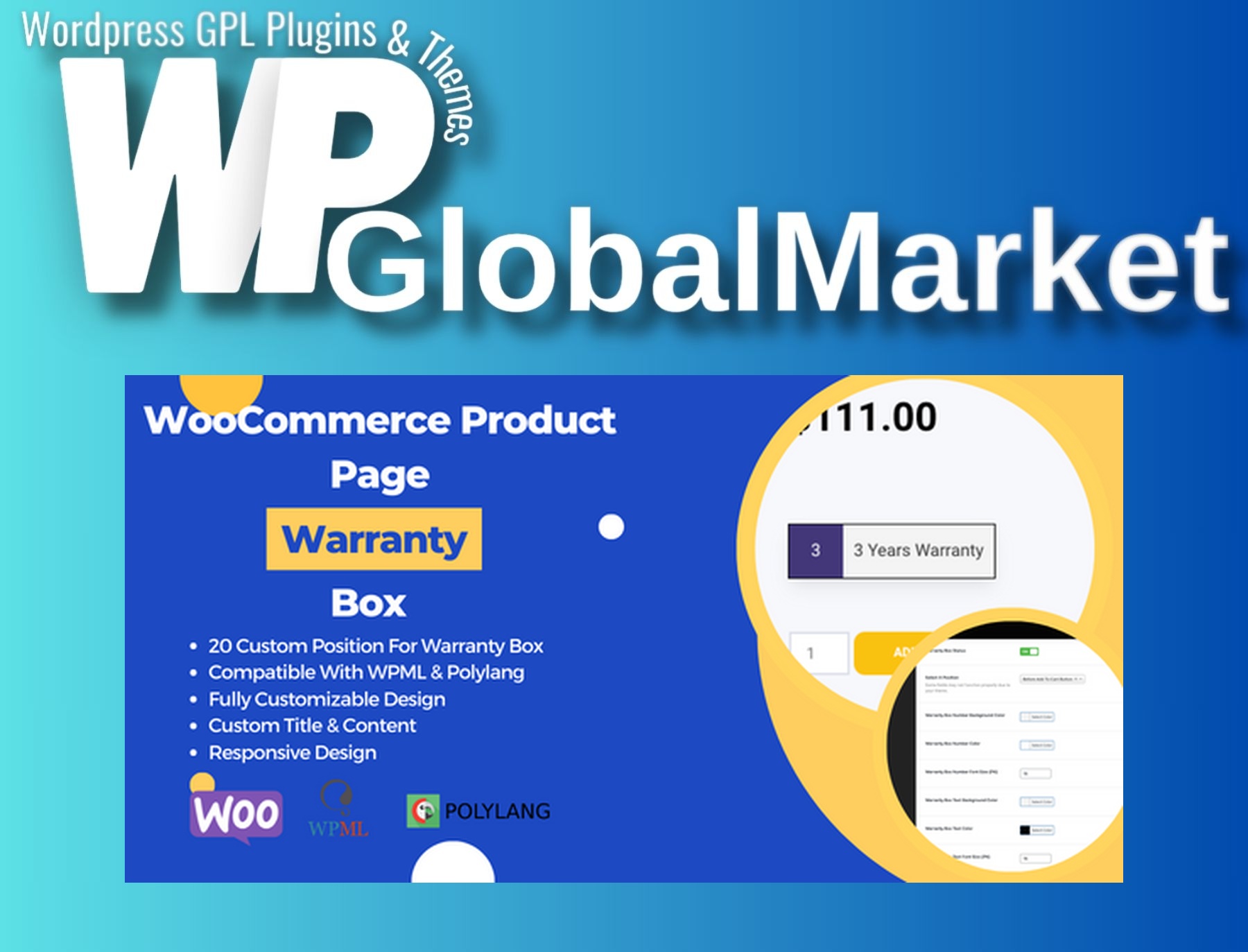 WooCommerce Product Page Warranty Box