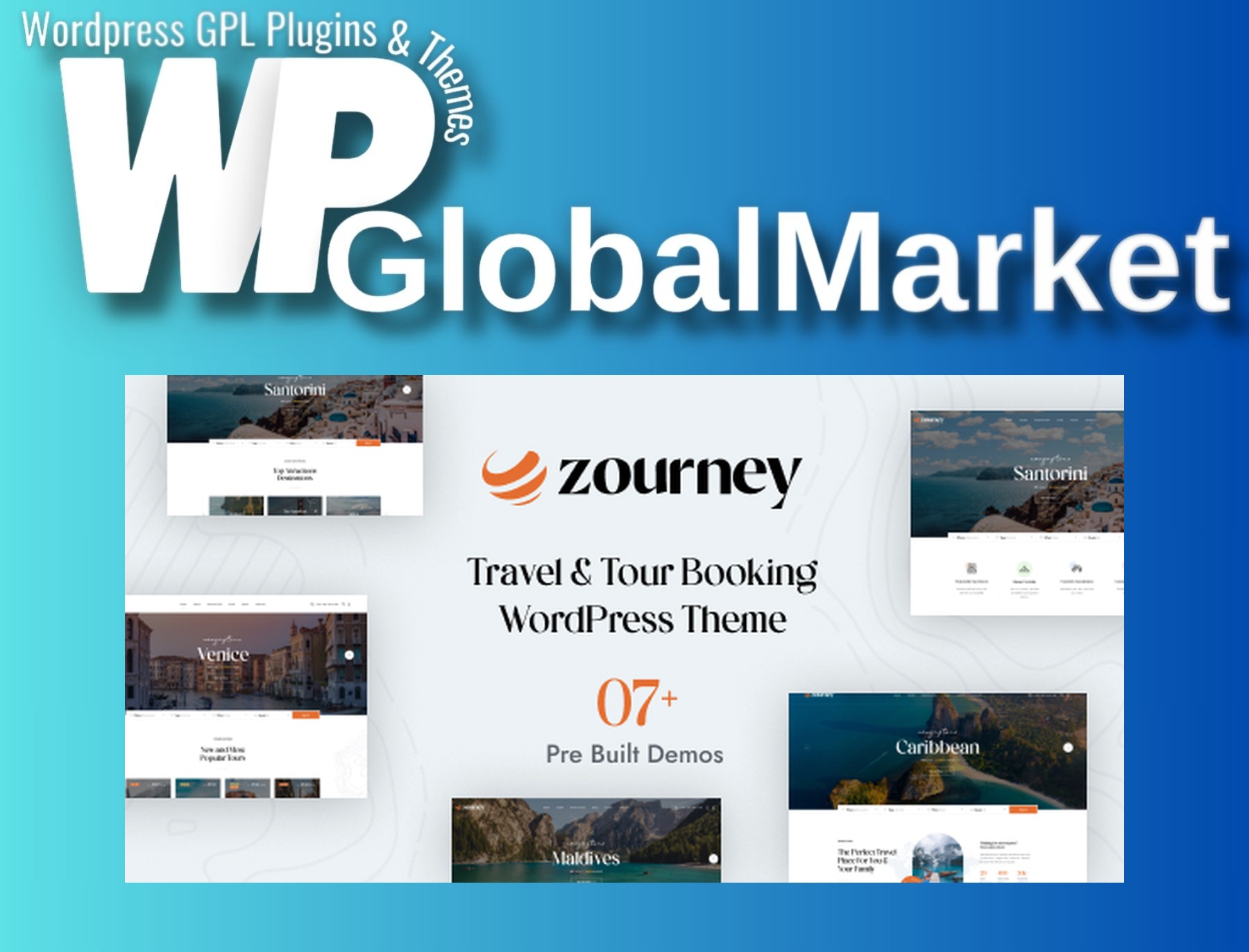Zourney – Travel Tour Booking WordPress Theme